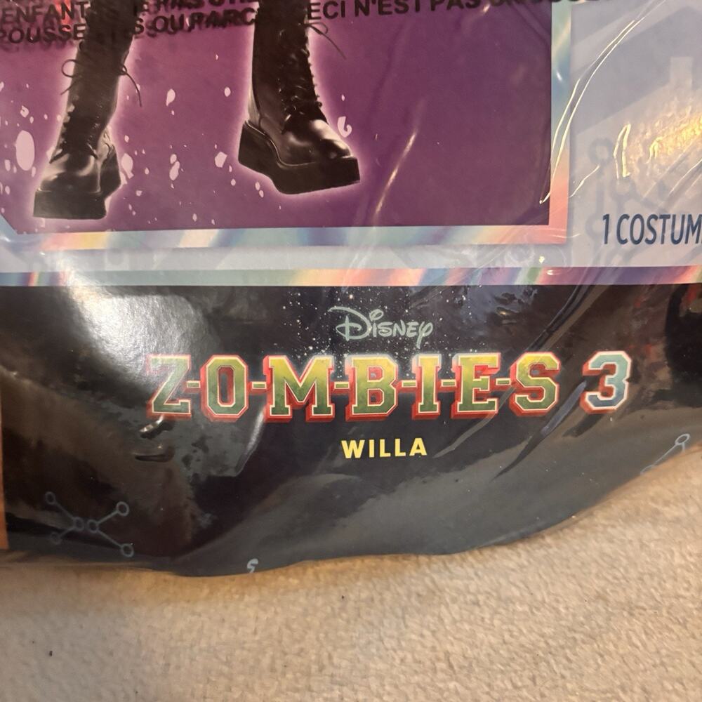 Disney Zombies 3 Willa Girls Halloween Costume Child Medium 8-10 Werewolf - Picture 2 of 6